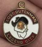New! - Lost Dutchman enamel pendant